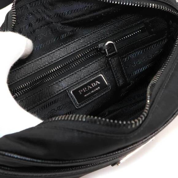 PRADA Shoulder Bag Saffiano Leather Nero Black - Picture 7 of 9